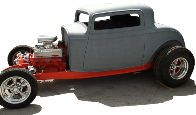 fiberglass 1923 Ford 3 window coupe